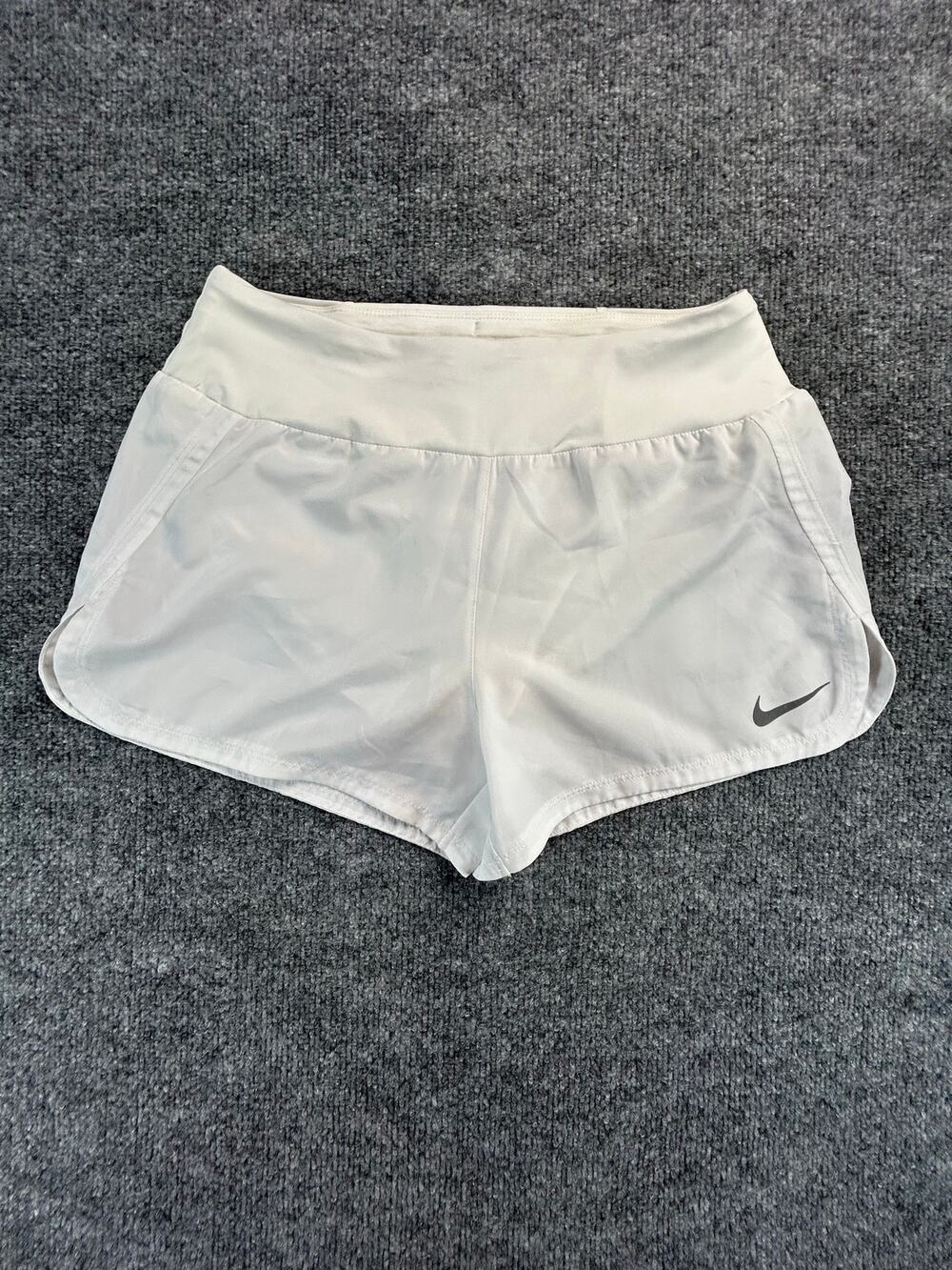 Nike Dri-FIT Tempo Running Shorts Women's Small White Athletic Workout Gym
